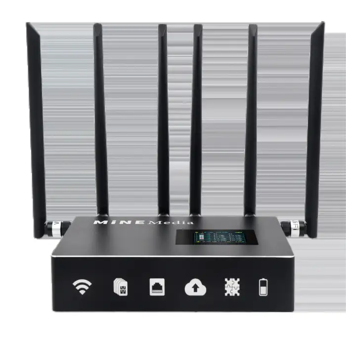 4G cellular router multi sim router solve network interruption 4G LTE router bonding network