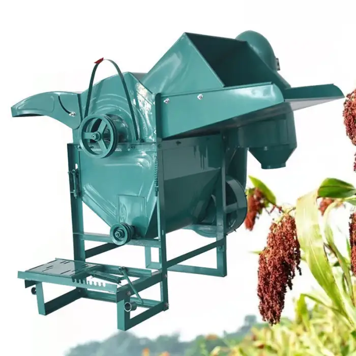 Wheat rice thresher grains threshing machine