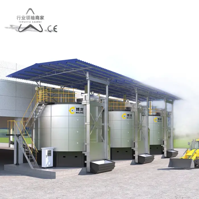 poultry equipment chicken farming industrial fermenter compost making machines