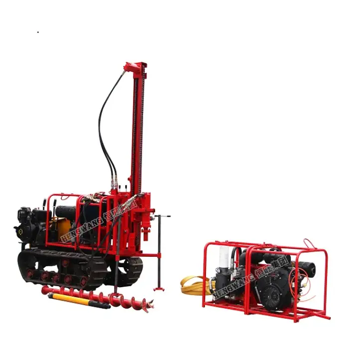 pneumatic type hard rock drilling machine