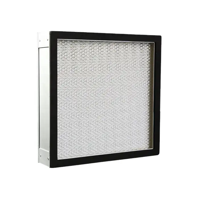 H13 H14 610x610x69 mini pleated air cleaner portable panel air filter HEPA filter