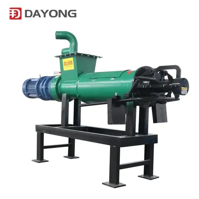 Brewer's Grains Honey Screw Press Type Processing Machine Cow Dung Manure Composting Milling Dewatering Farm Machinery