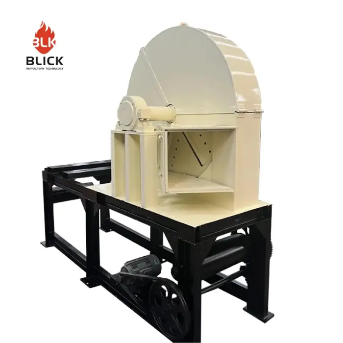 Heavy duty round disc chipper for wood chips production machine