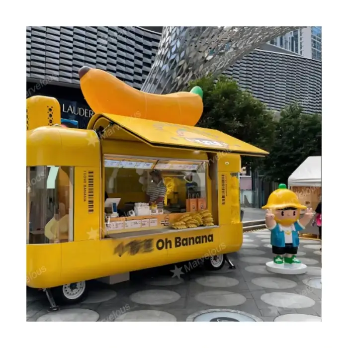 Outdoor Street Mobile Food Cart Mobile Food Truck