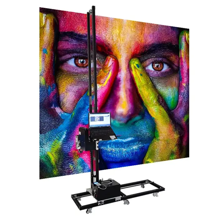 3D Effect Portable Imprimante Art Wall Printer Vertical HD Precision Background Wall Printing Machine