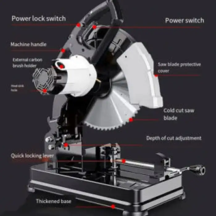 3.5Kw Power Tool Metal Multi-Functional Thread Steel Bar Aluminum Copper Wire And Cable Cutting Saw Machine