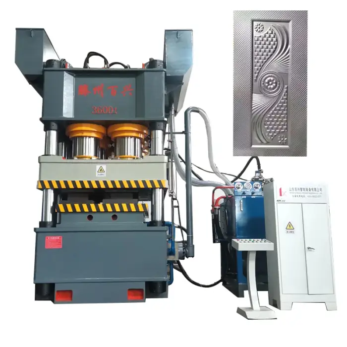 3600 T metal forming press machine used for pressed stainless steel door