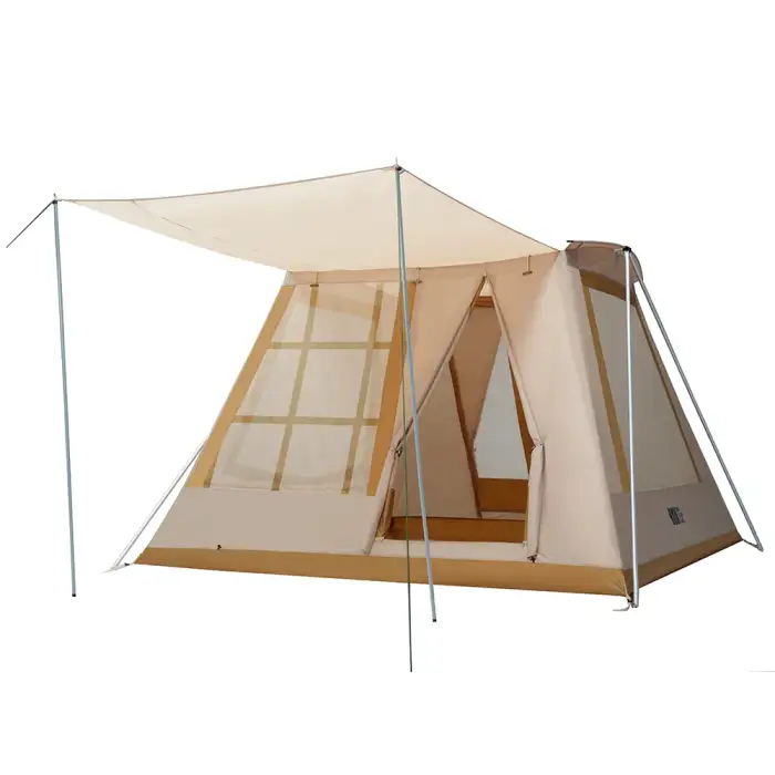 Exquisite Double  Durable Waterproof Portable Family Canvas Tent