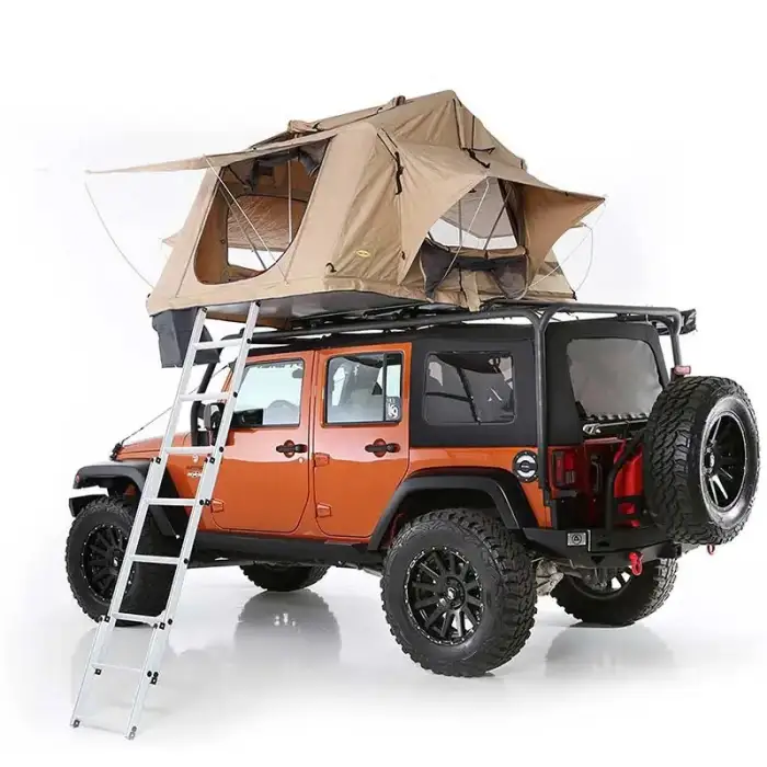 Dongsui 4x4 3-4 4 Person Aluminum Travel Camping Car Softshell  Rooftop