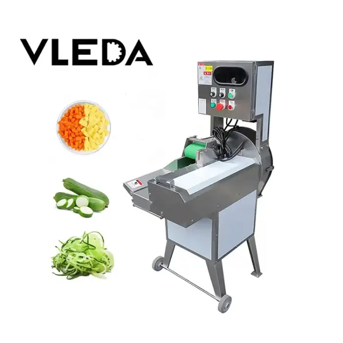 Multifunctional Vegetable Cutter for Carrot Shredding Cucumber Slicing Cabbage Dicing for Farm Vegetable Fruit Processing Plants