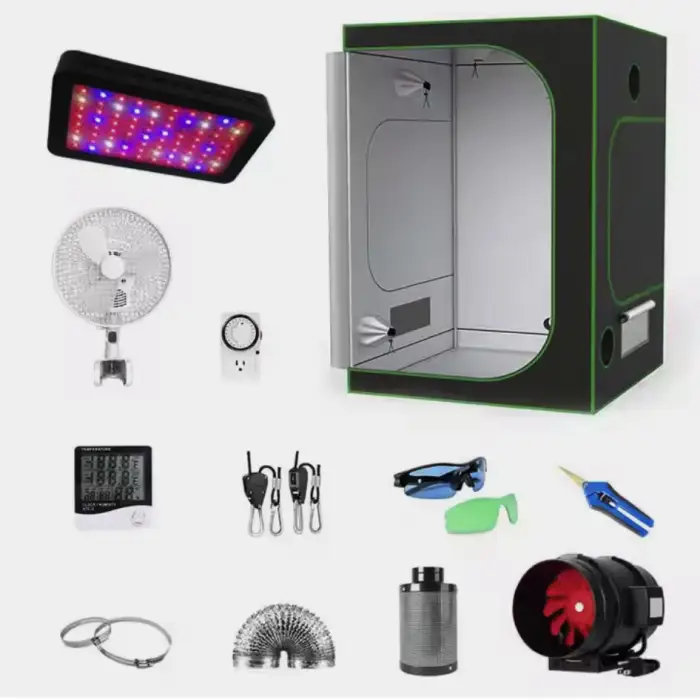 Indoor Garden Complete Grow Tent Kit Box with Led Lights