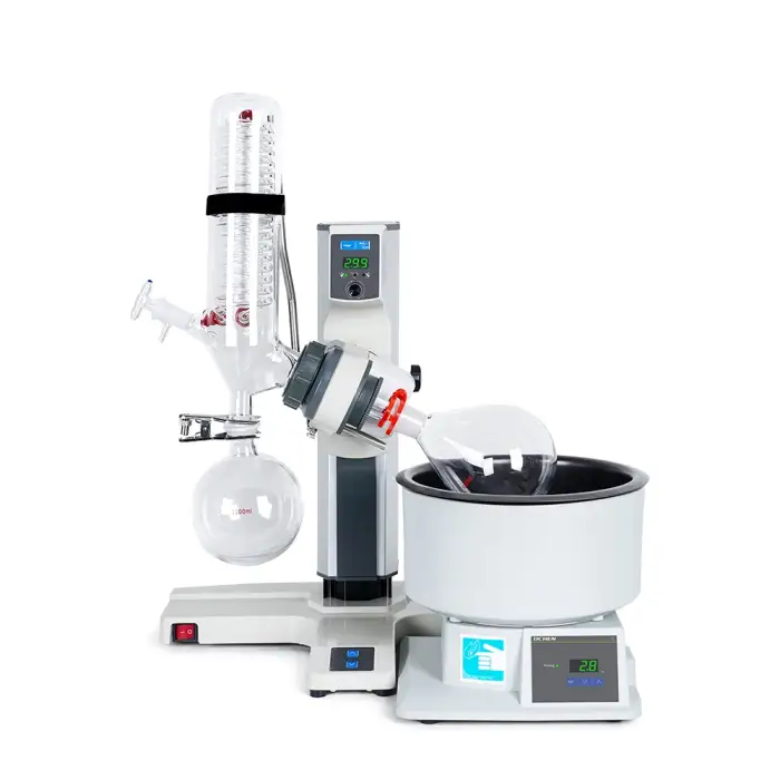 1L 2L 3L Laboratory thermostatically controlled distiller purification Automatic liquid crystal display vacuum rotary evaporator