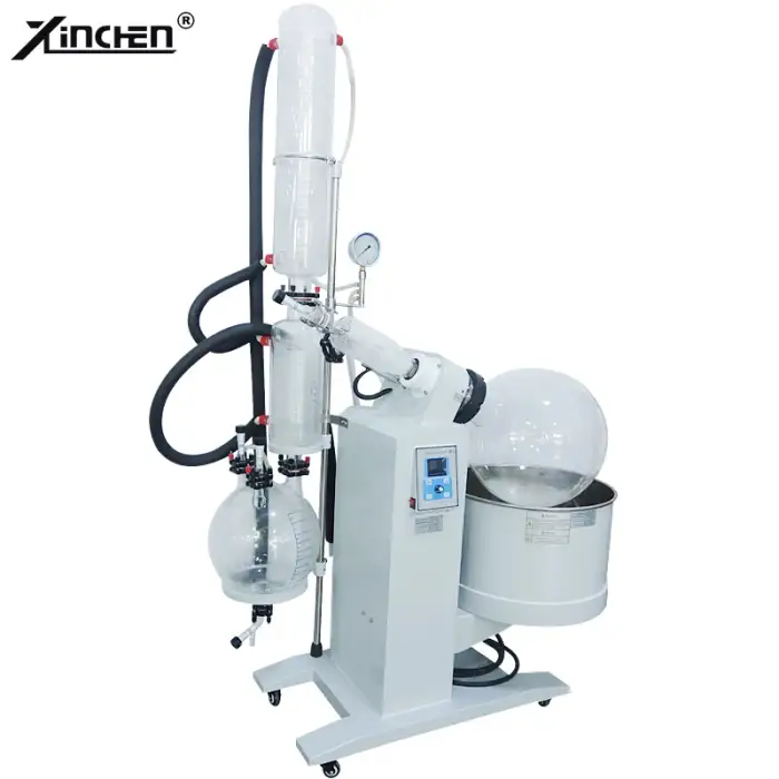 Lab-scale Rotary Evaporator Rotavapor Glass Distillation System with Rotation Evaporation