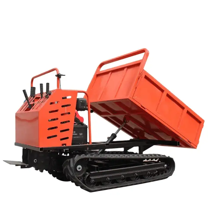 4T SL1500 Self Loading Power Handy Wheelbarrow Hydraulic Tipping Crawler Tracked Mini Dumper Concrete Truck Buggy