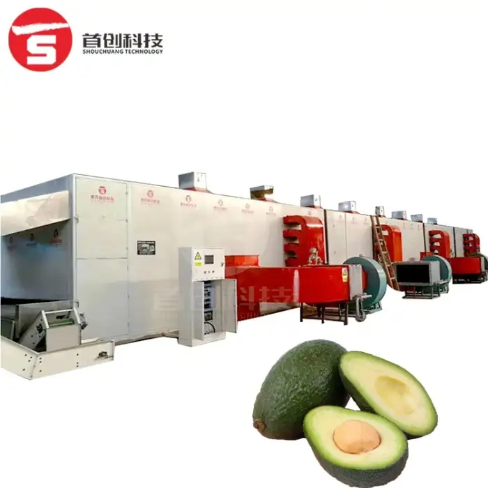 High Quality Fruit Dry Machine Apple Kiwi Pineapples Avocado Fruit Chips Drying Machine