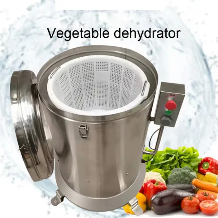 QD-TS200 Automatic Spin-Dry Centrifugal Fruit Vegetable Meat Dryer Commercial Fruit Drying Machine For Restaurant