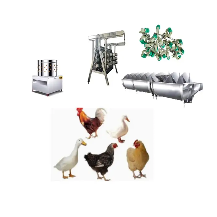 Complete chicken slaughter line chicken broiler butchery equipment