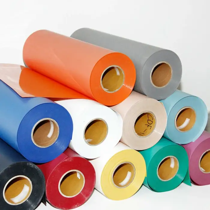 Guangzhou 0.5x25m PU PVC Flex Fabric Heat Transfer Flock Vinyl Roll Heat Press Film for Clothing Printing Label Car Sticker