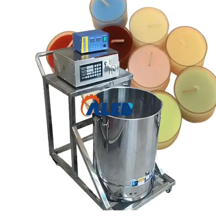 high quality fill liquid heating candle wax filling machine