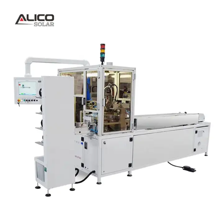 Solar Panel Cell Making Line Bussing Machine solar panels lamination machines Alico solar panels production line