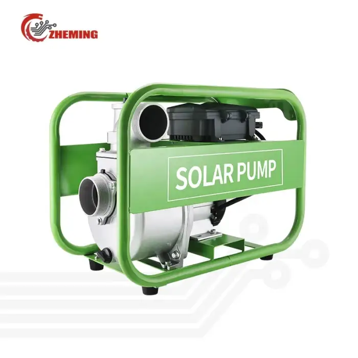 Solar Pump 3"110v1500w2hp AC/DC Automatic switching High Head High Flow Ground Self priming DC Solar Irrigation Pump