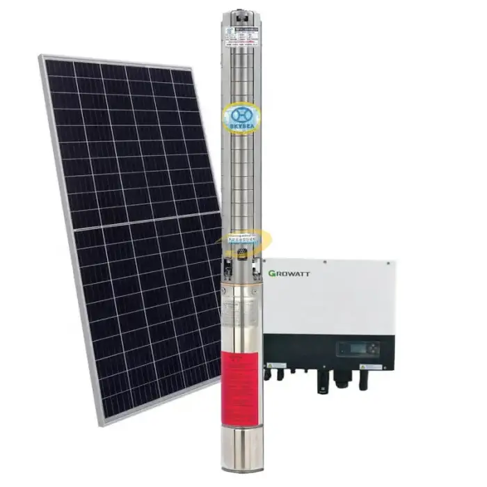 1.5 Hp Solar Water Pump With Panel 150 Meters Head Water Pump