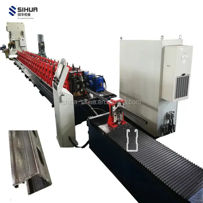 Photovoltaic Support High-precision Purlin Rolling Forming Machine Solar Water Heater Production Line