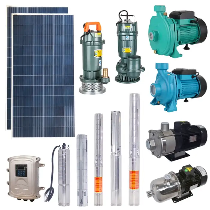 solar borehole pump heavy duty submersible pressure water pump house