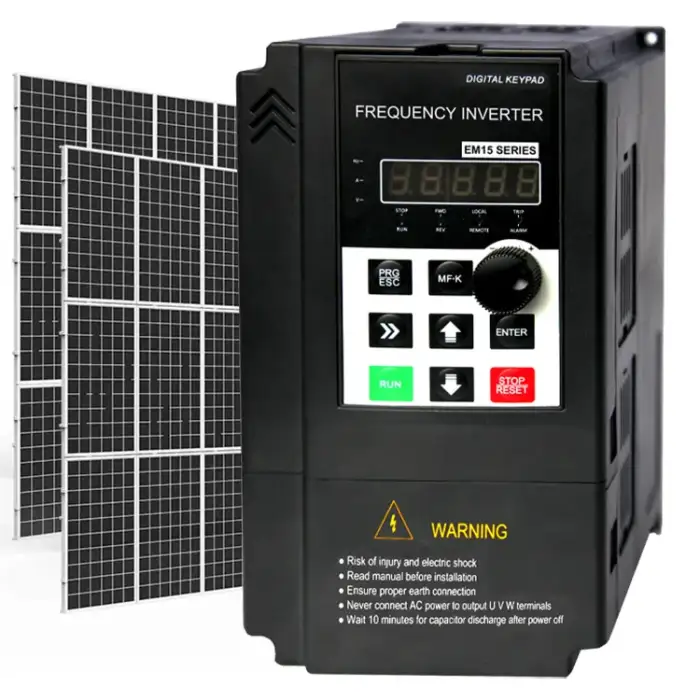 solar inverter agricultural water pumping 7.5kw 380V  system solar power pump frequency inverter  50hz To 60