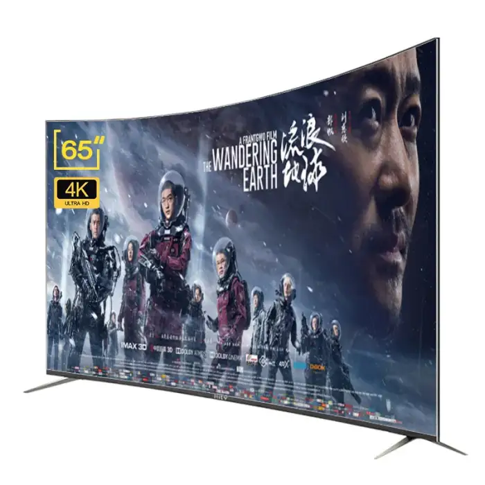 65inch Curved Smart TV 4K Big Screen Ultra HD LED TV