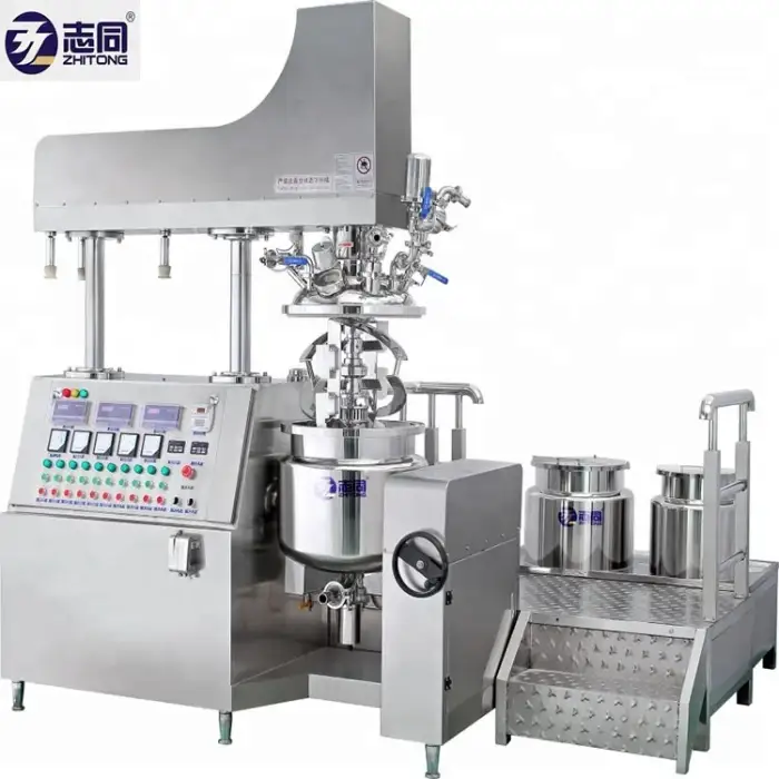 ZT Cosmetic 100L Vacuum Homogenizer: Cream and Lotion Production Line Equipment