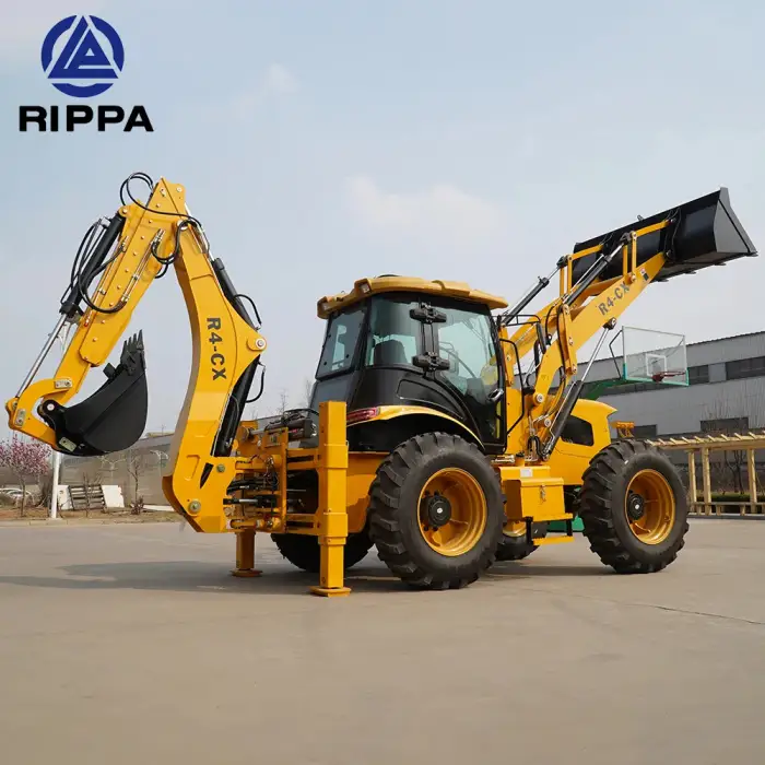 New Diesel CE EPA Engine Mini Backhoe Excavator Loader – 4x4 Farm Tractor Retroexcavadora Model: R929E