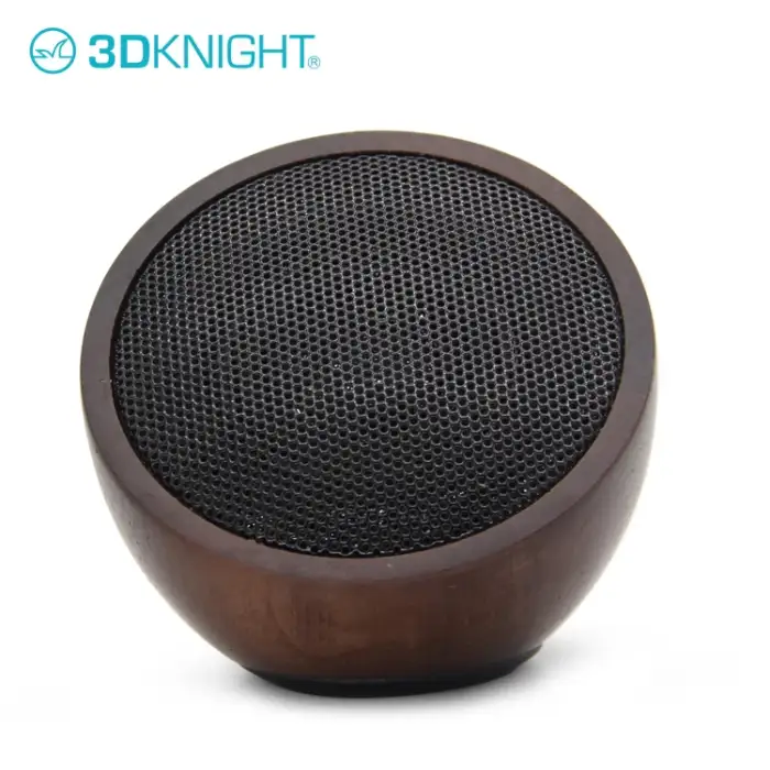 Fashionable Wooden Portable Wireless Media Player – Loud Stereo Sound Indoor Speaker for Bedroom and Living Room