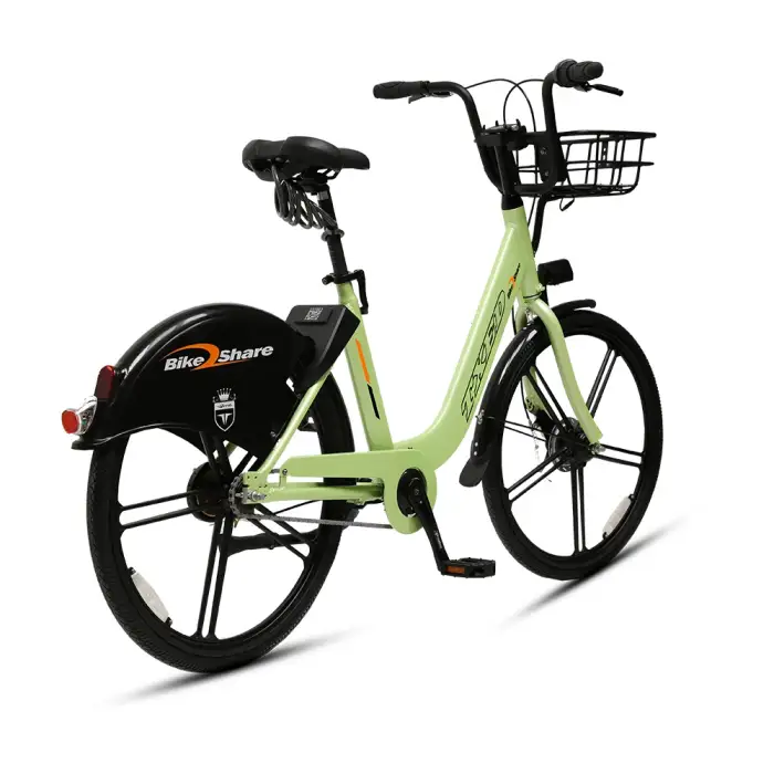 TXED 26-Inch Unique Design Share Bike – GPS Locks for Bicycle Sharing System, Single Speed Sharing Bicycle