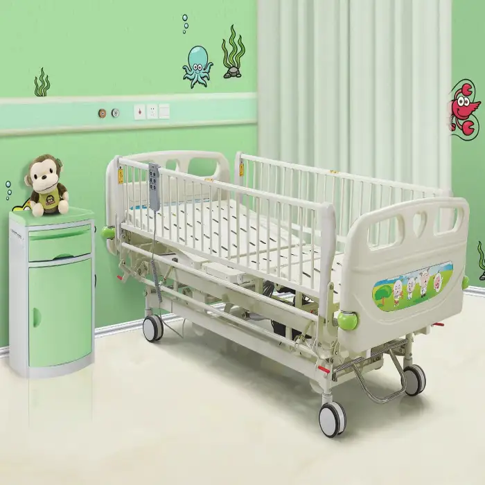 Hospital Clinic Patient Nursing Care – 3 Function Medical Bed, Pediatric ICU Electric Bed