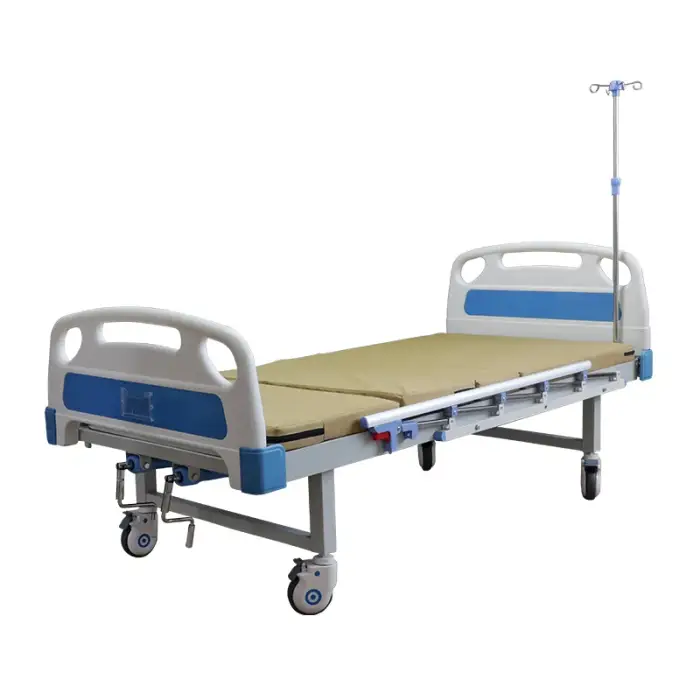 ORP-NBM21 Hospital Equipment – ABS Two Cranks Wheel Manual Nursing Medical Bed