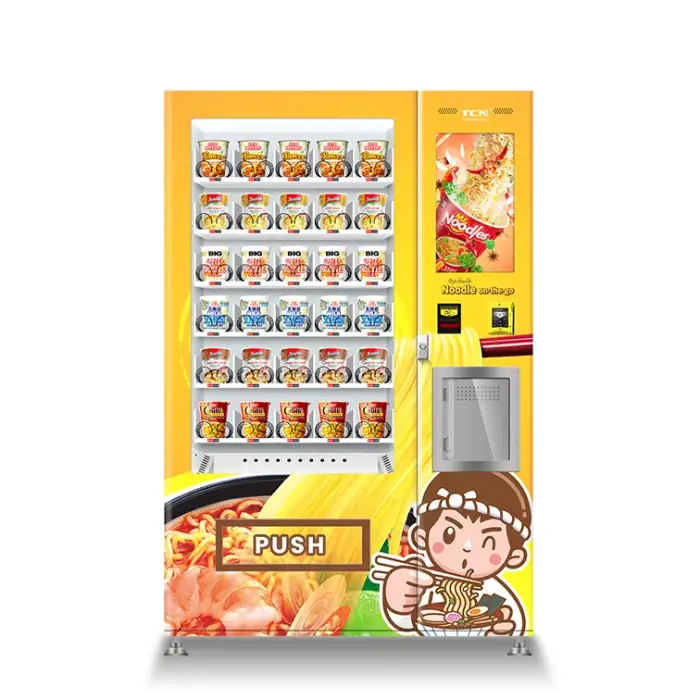 TCN Cup Noodle Vending Machine – Instant Ramen Pot Mini Cup Noodles Vending Machine