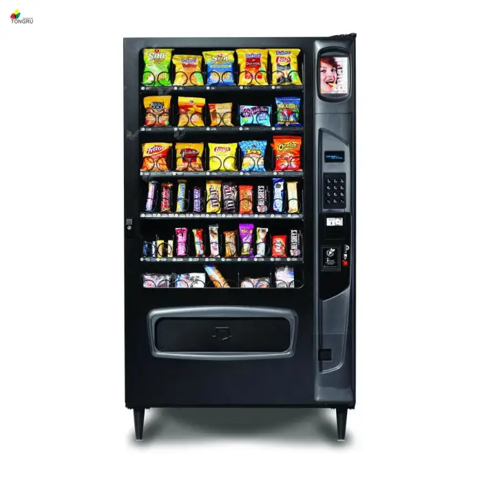 Refurbished Street Vending Machines – Automatic Combo Vending Machine for Drinks, Snacks, Cold Soda, and More