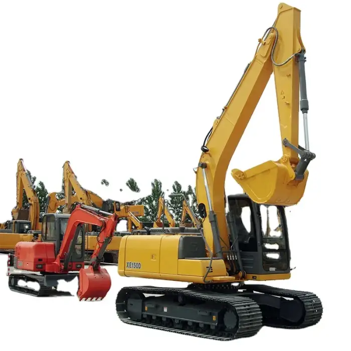 Construction Site Robotic Arm Excavator XE150D In Stock