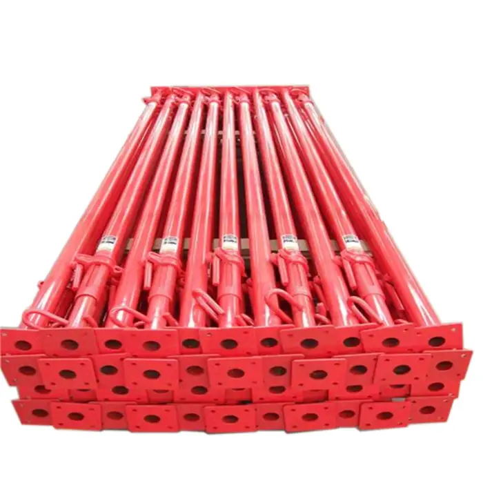 Gi Coated Adjustable Scaffolding Steel Prop Powder Coated Metal Props for Building Construction