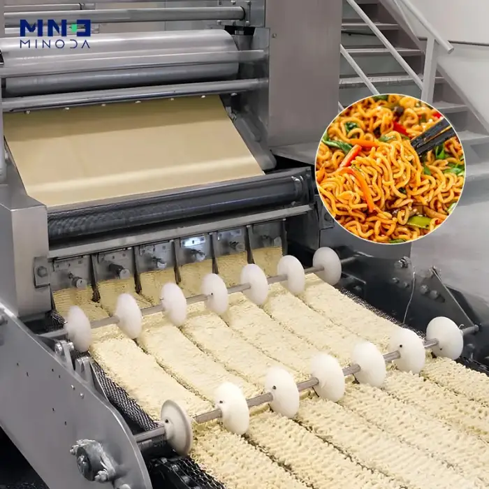 Industrial Food Grade Automatic Fried Instant Noodle Making Machine