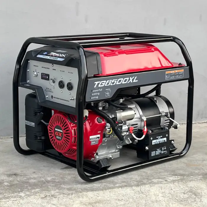 Honda 5000W Portable Power Generator - Recoil and Electric Start Gasoline Generator for Home and Camping