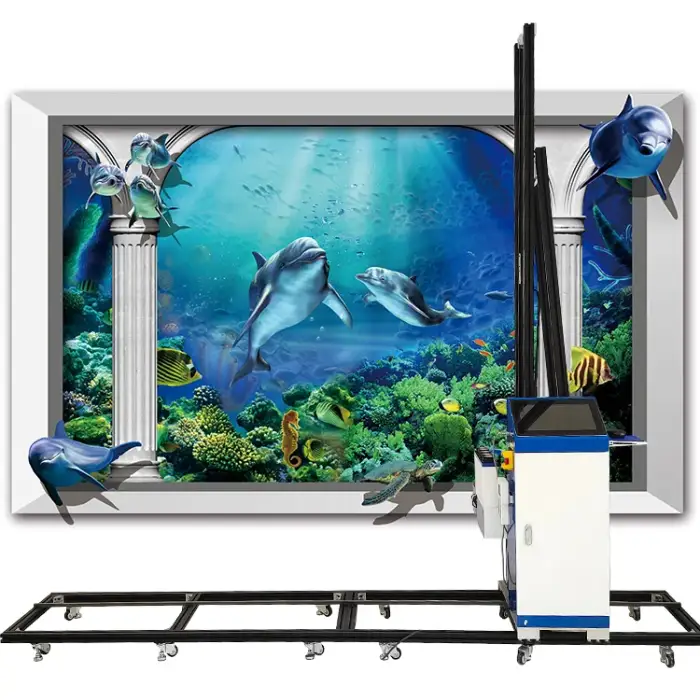 Direct to Concrete Inkjet Printer 3D Printing Machine for House Mural Wall Spray Painting