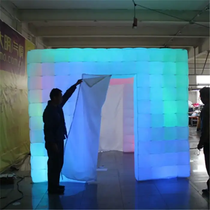 Wedding Deco Inflatable Lighting Photo Booth Tent &amp; LED Inflatable Photobooth