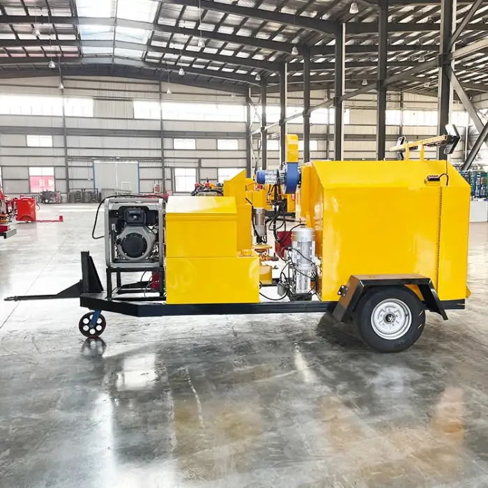 Road Construction Automatic Asphalt Paver Wheel Concrete Road Paving Pavement Pothole Repair Asphalt Mixer Machine