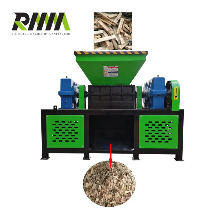 Scrap Metal Crusher Shredder Waste Tire Shredder Machine