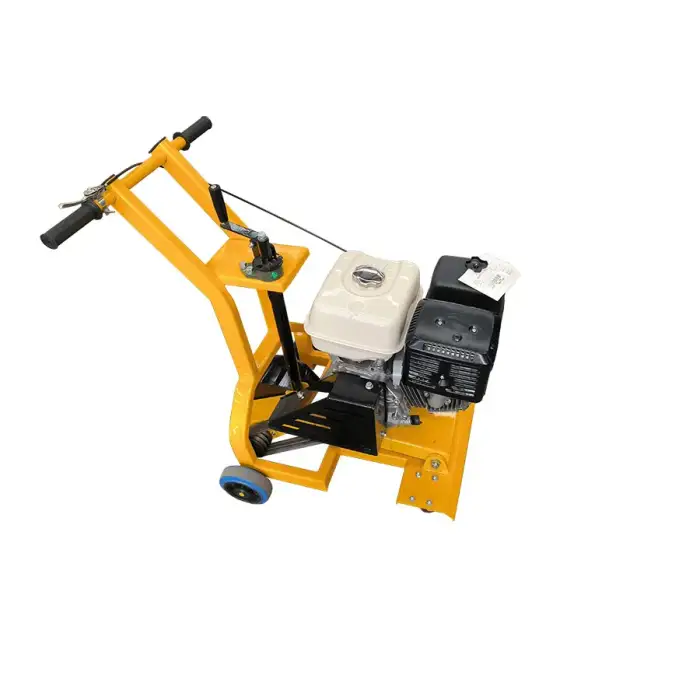 Manual Pull type concrete asphalt highway road pavement grooving machine for pothole repair