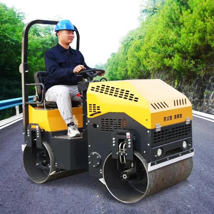 Small Hydraulic Driving Vibratory 3 Ton 6 Ton Road Rollers Machine For Road Repair Pavement