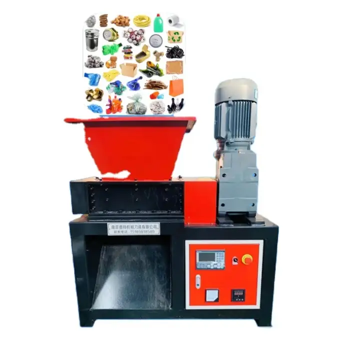 400model shredder machine for processing household waste pig bone shredder machine