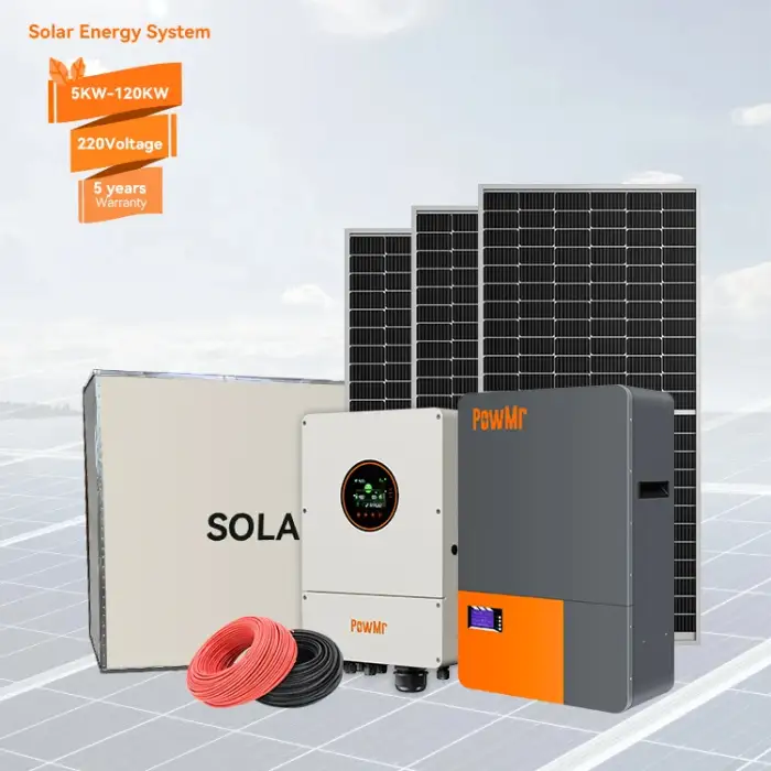 Complete Off-Grid Solar Energy System: 5KW &amp; 10KW Solar Power Solutions for Home